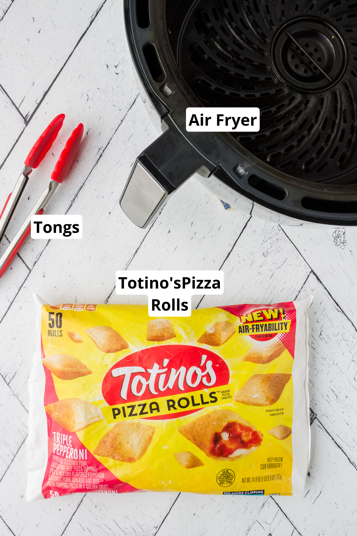 what you'll need to make air fryer pizza rolls