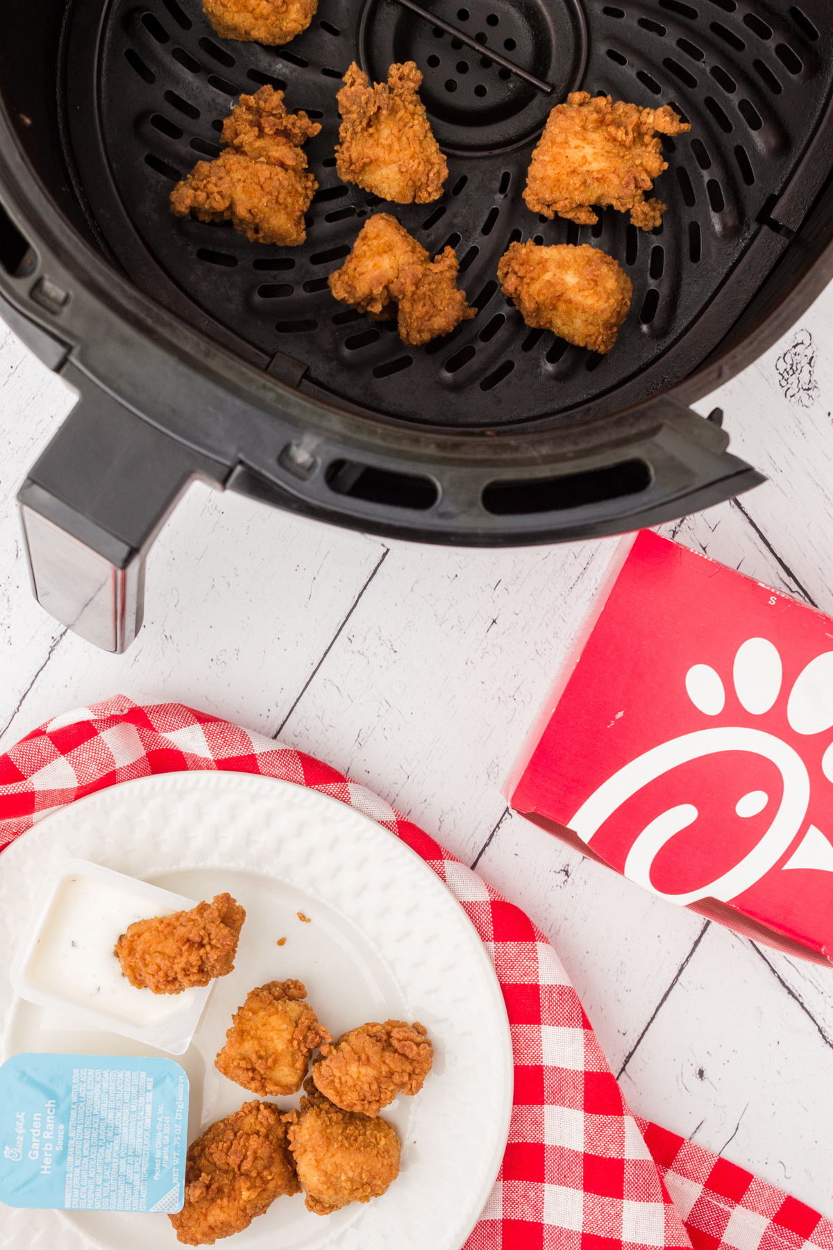 chick fil a chicken nuggets in air fryer